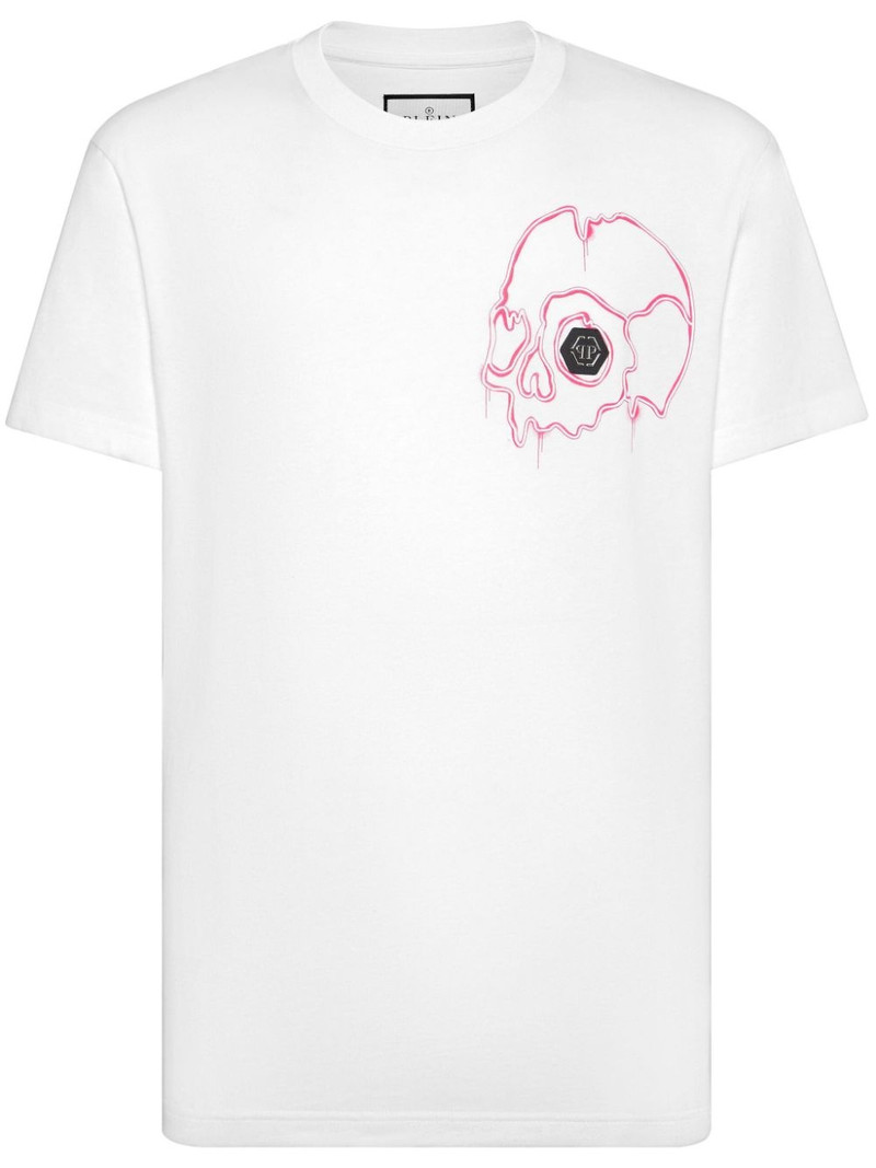 Dripping Skull cotton T-shirt 1