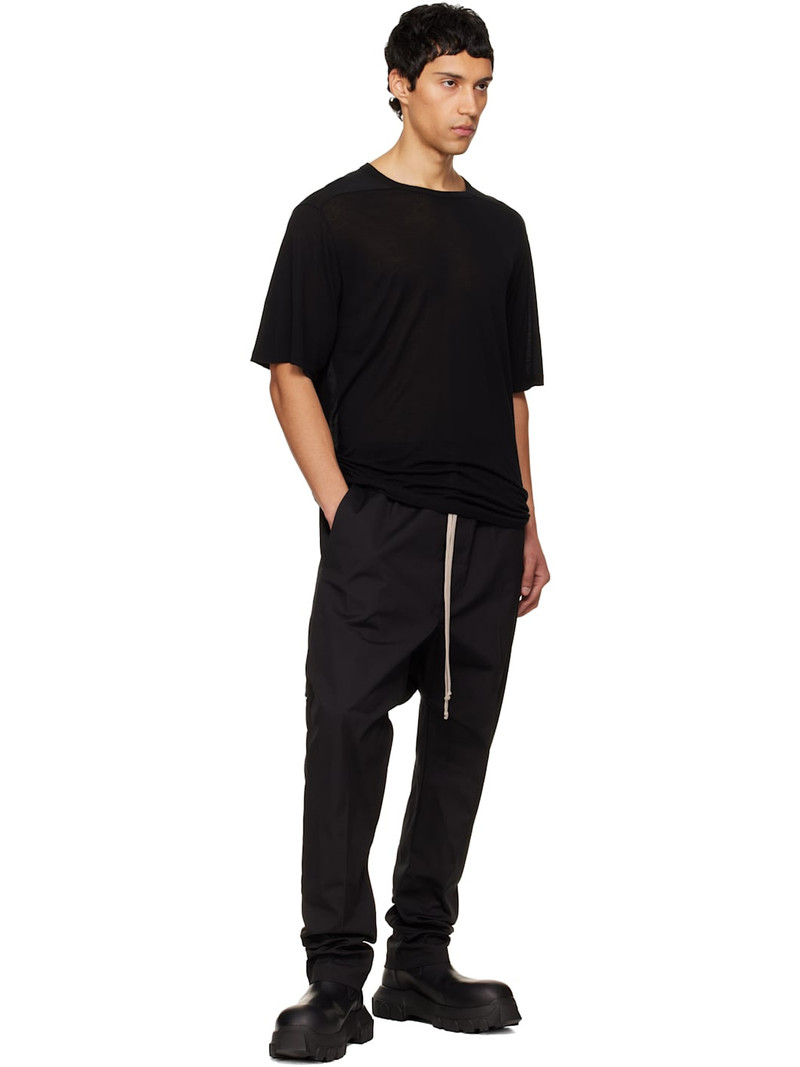 Rick Owens Black Temple Brad Silk T-shirt outlook