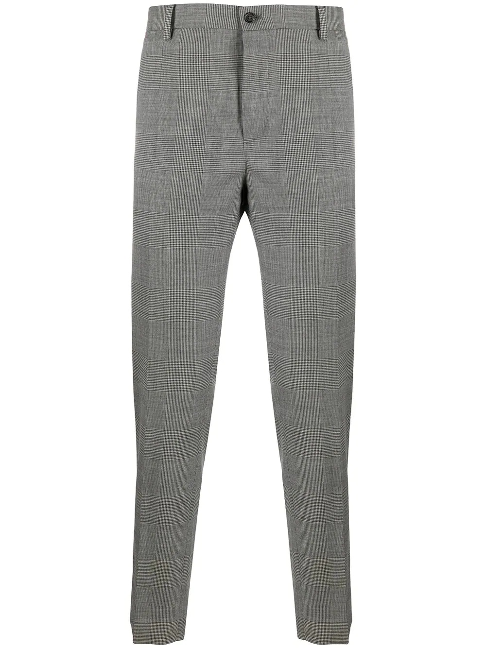 plaid tailored trousers - 1