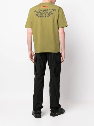 Heron Preston Design Authority logo-print T-shirt outlook