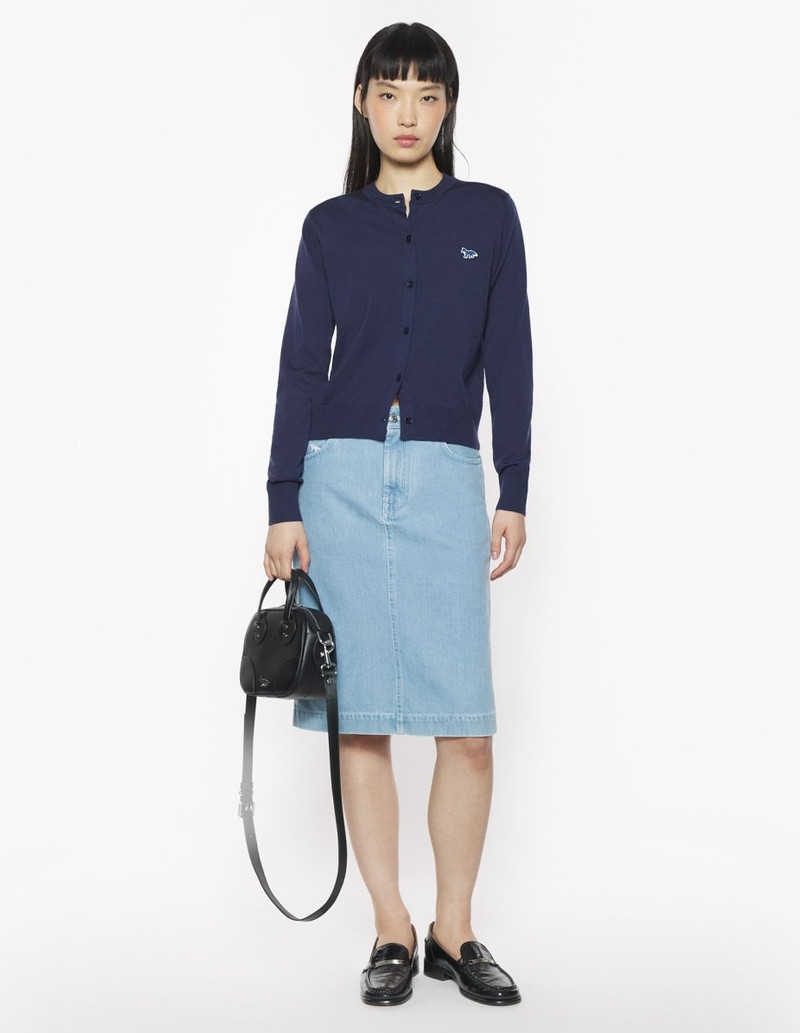 Maison Kitsuné BABY FOX PATCH REGULAR CARDIGAN outlook