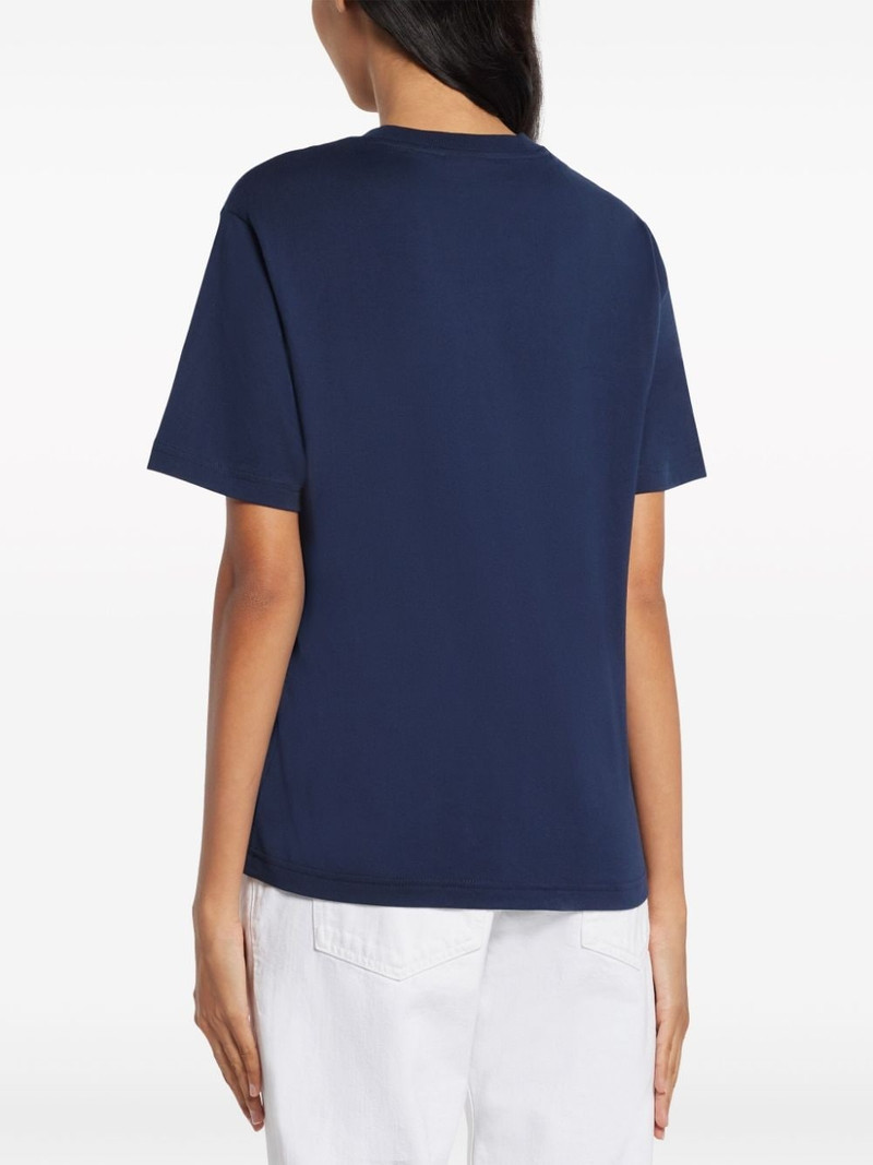 logo-patch cotton T-shirt 4