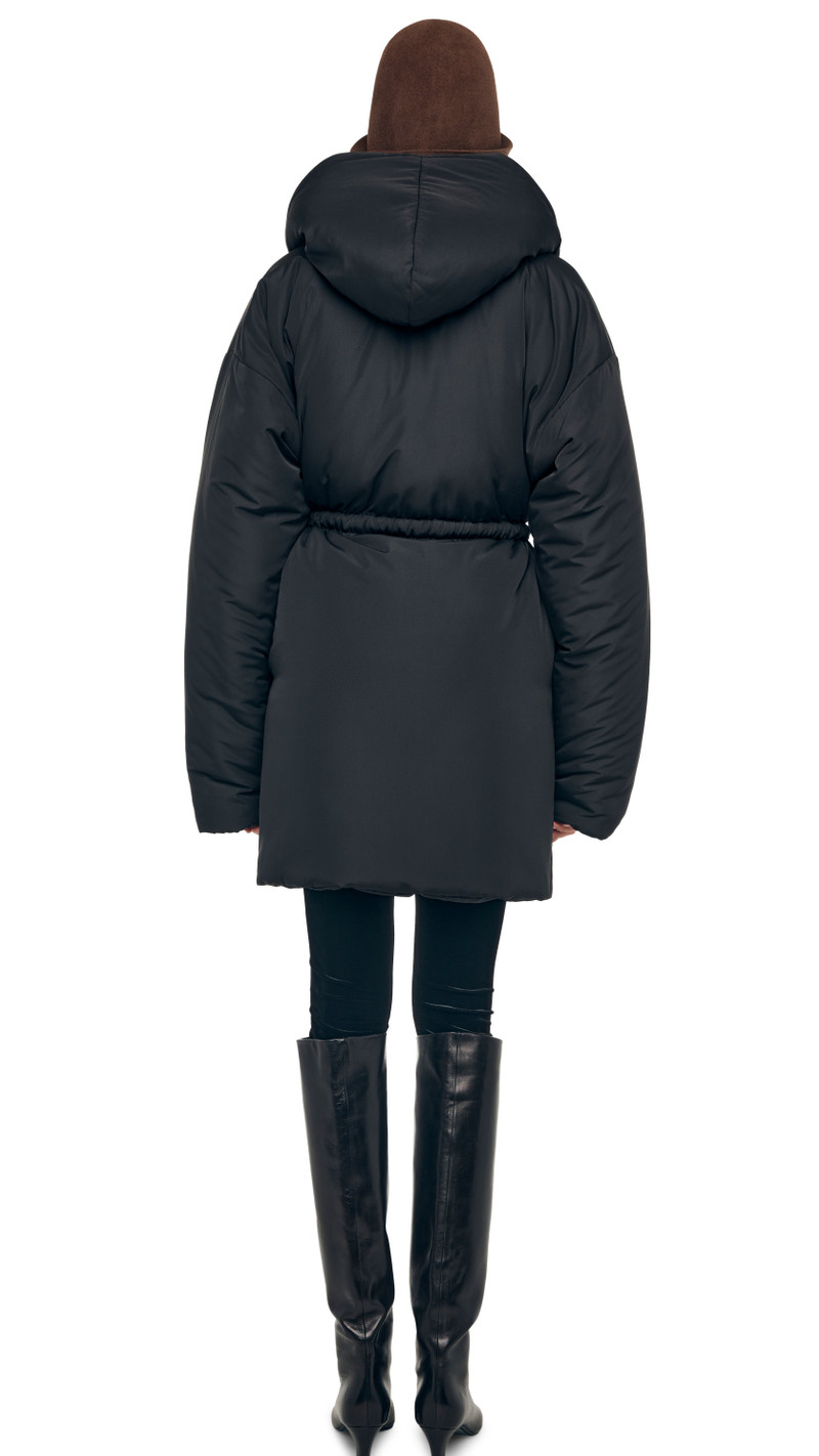 HOODED SLEEPING BAG COAT TO KNEE 4