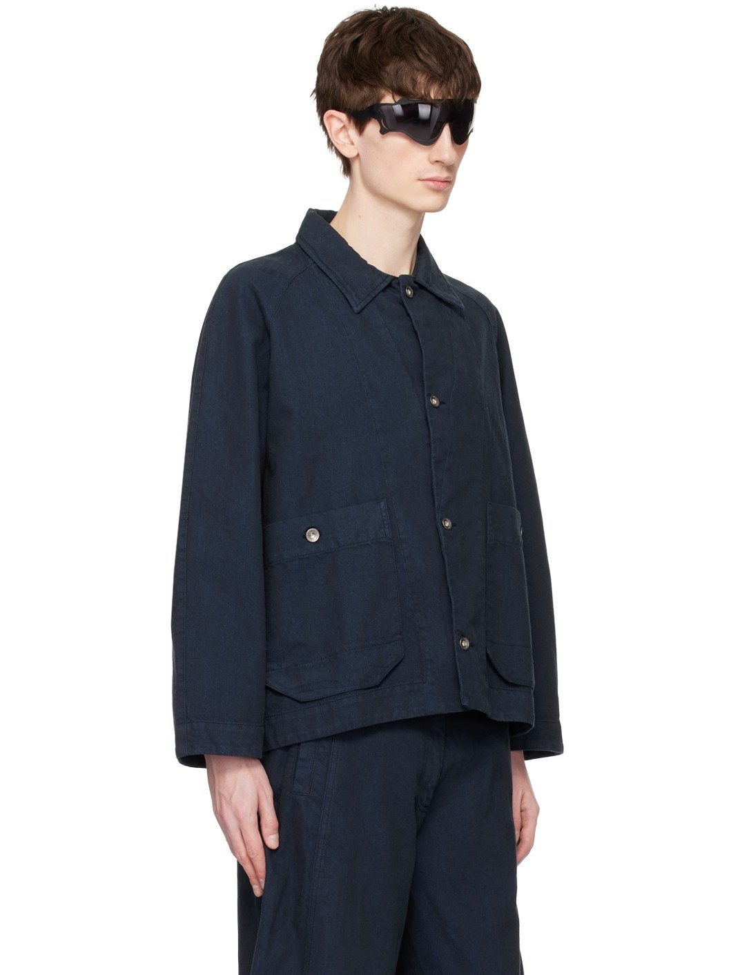 Navy Delivery Denim Jacket - 2