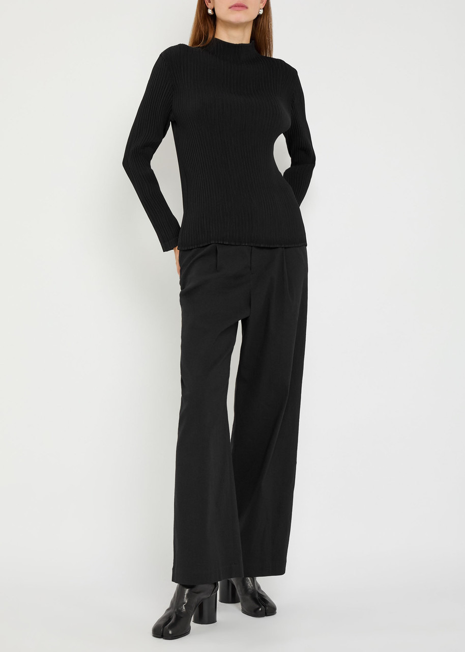 Issey Miyake Pleated Crepe top - 4