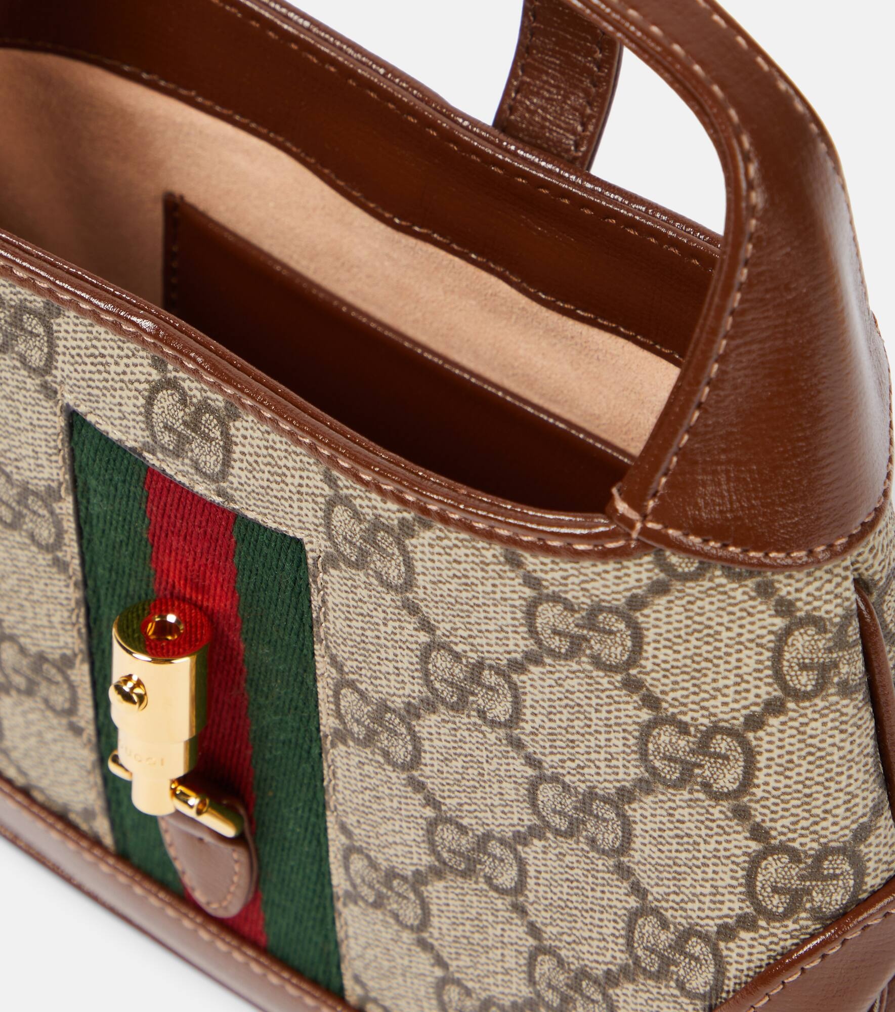 Gucci Jackie 1961 canvas shoulder bag - 3