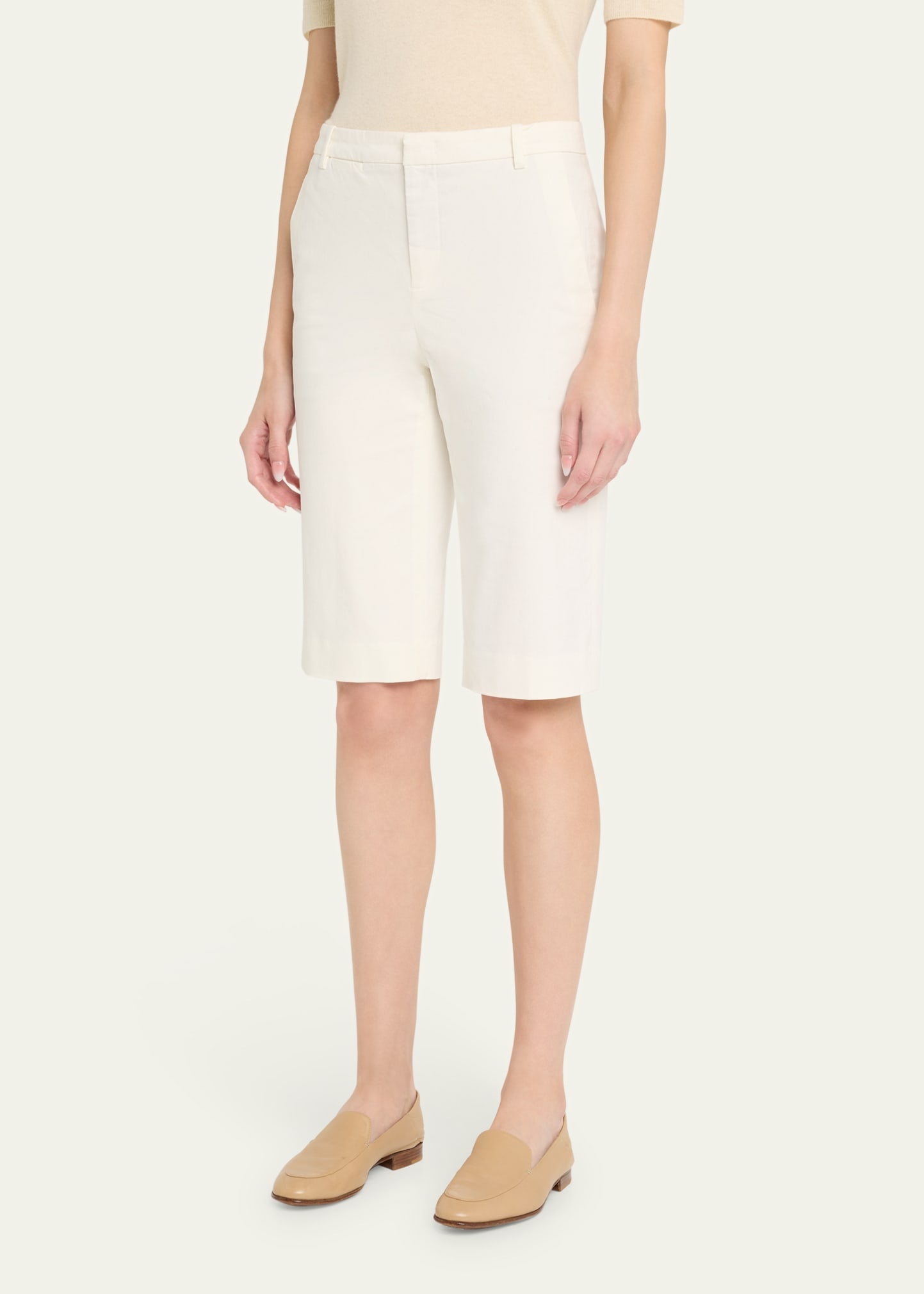 Mid-Rise Chino Shorts - 4