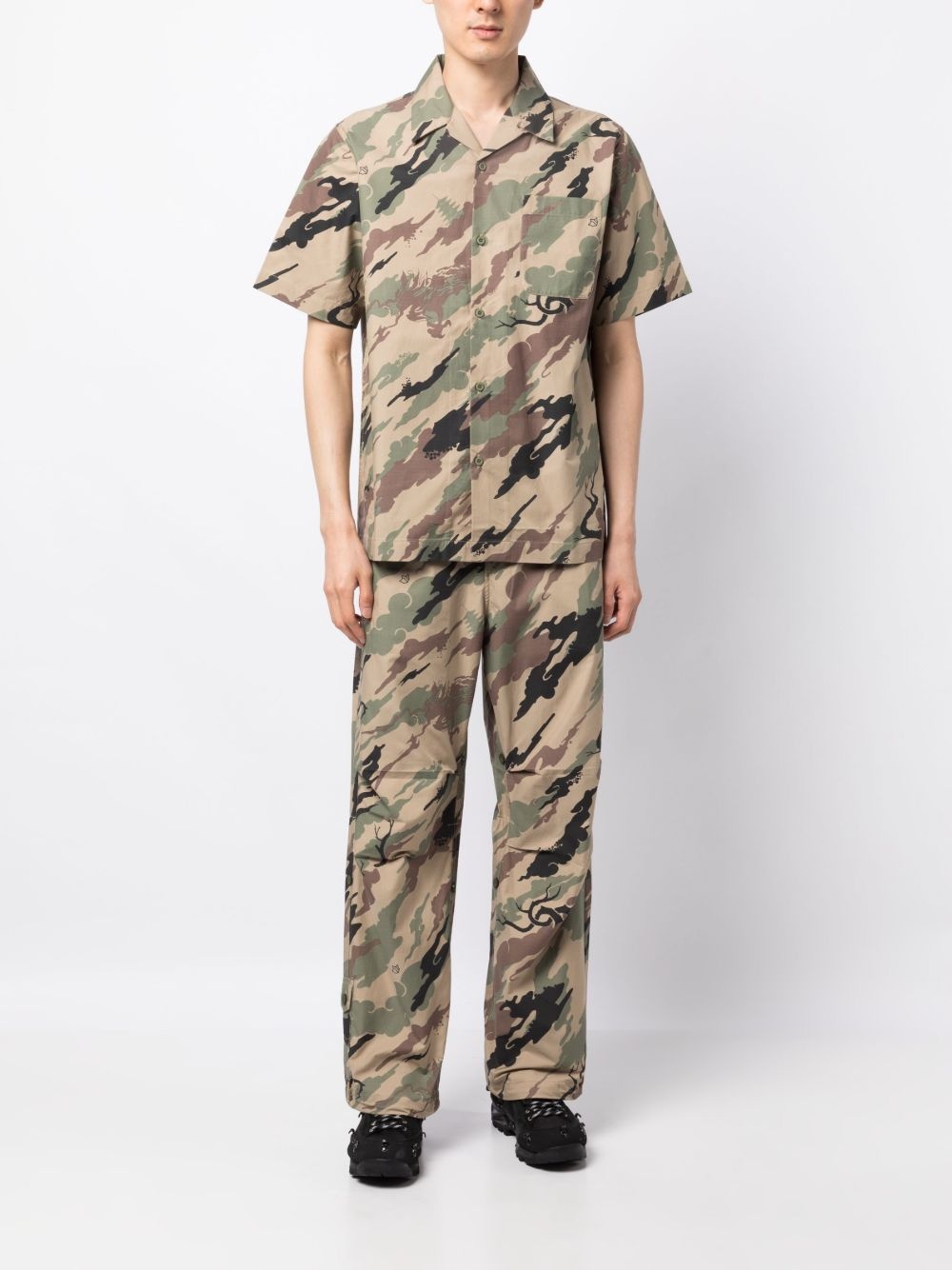 Bonsai Forest-print trousers - 2