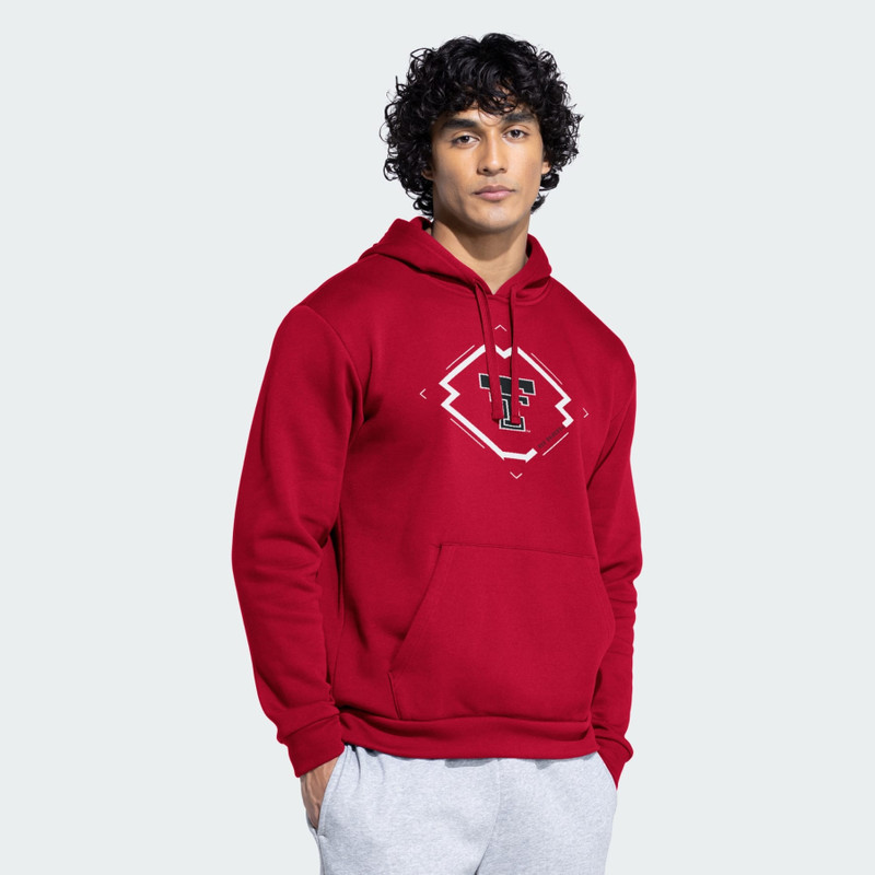 Texas Tech Red Raiders Mens Fleece Hooded Sweat 1