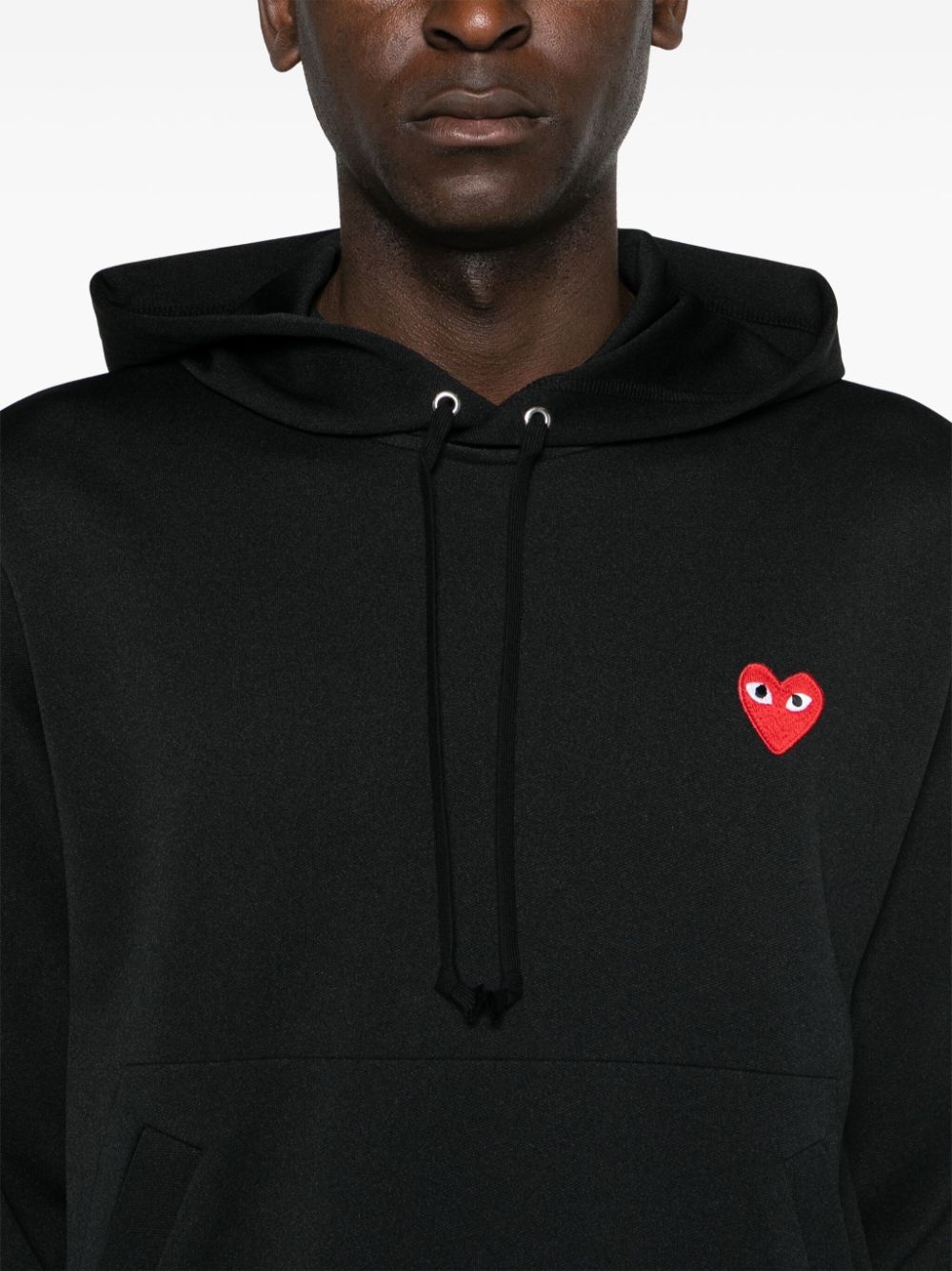 heart-print pullover hoodie - 6