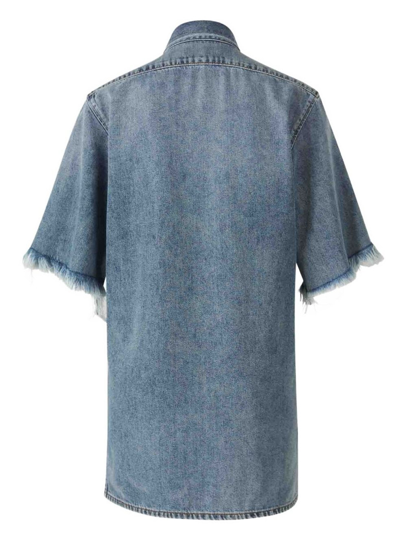 DARKPARK cotton-blend denim shirt outlook