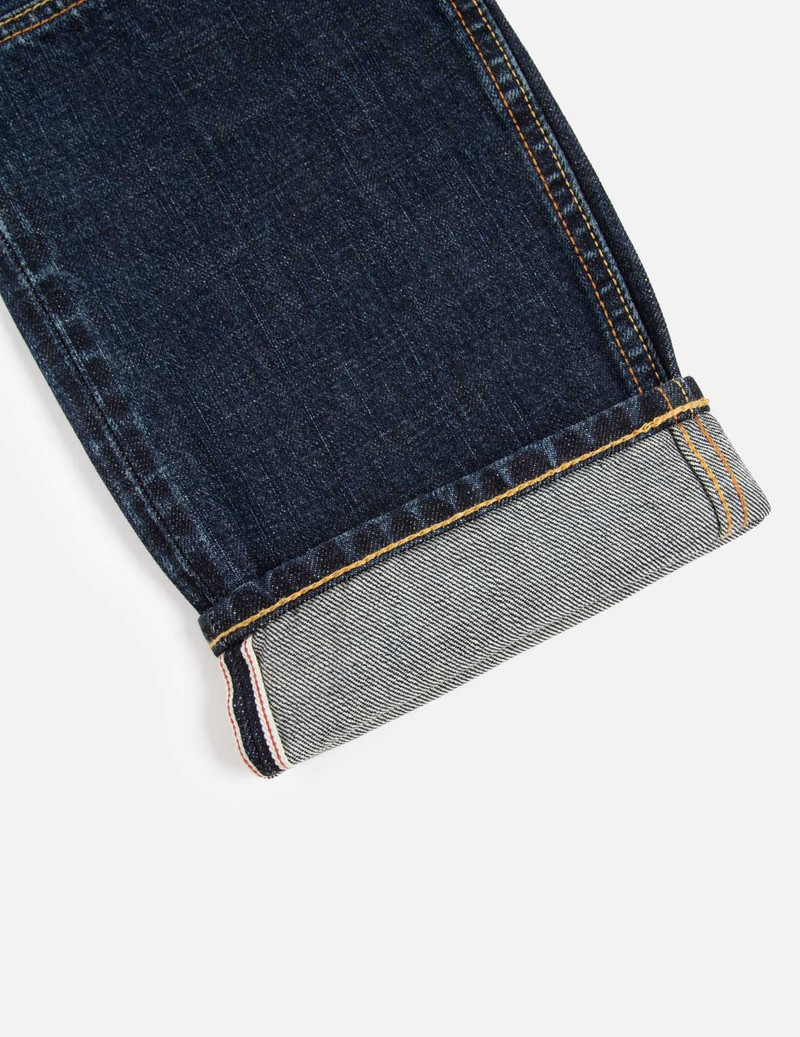 SEAGULL PRINT CARROT FIT DECONSTRUCTED SELVEDGE DENIM JEANS #2017 12