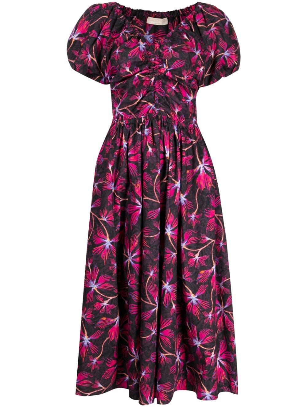 Cecile floral-print dress - 1