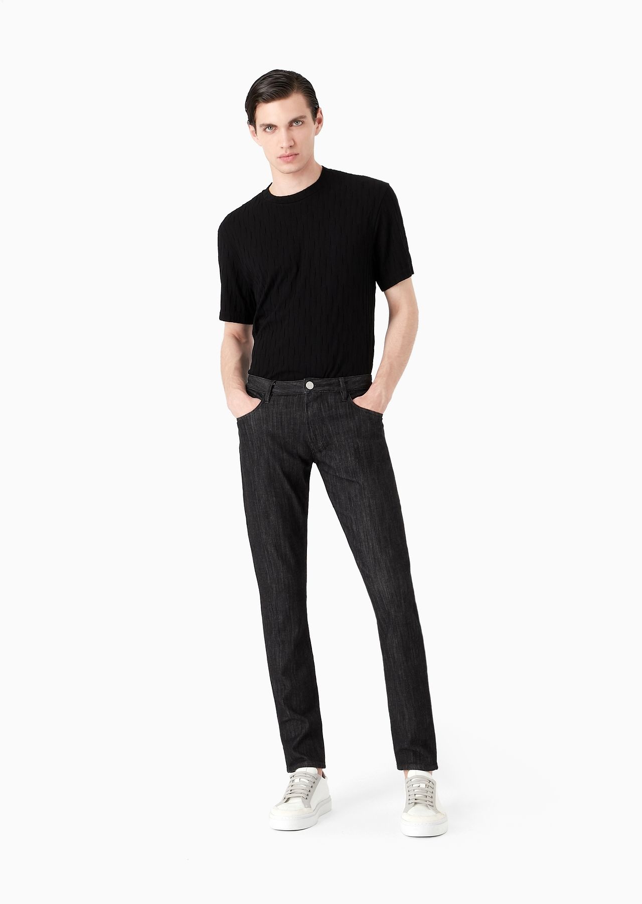 Five-pocket, regular-fit, virgin-wool trousers - 7