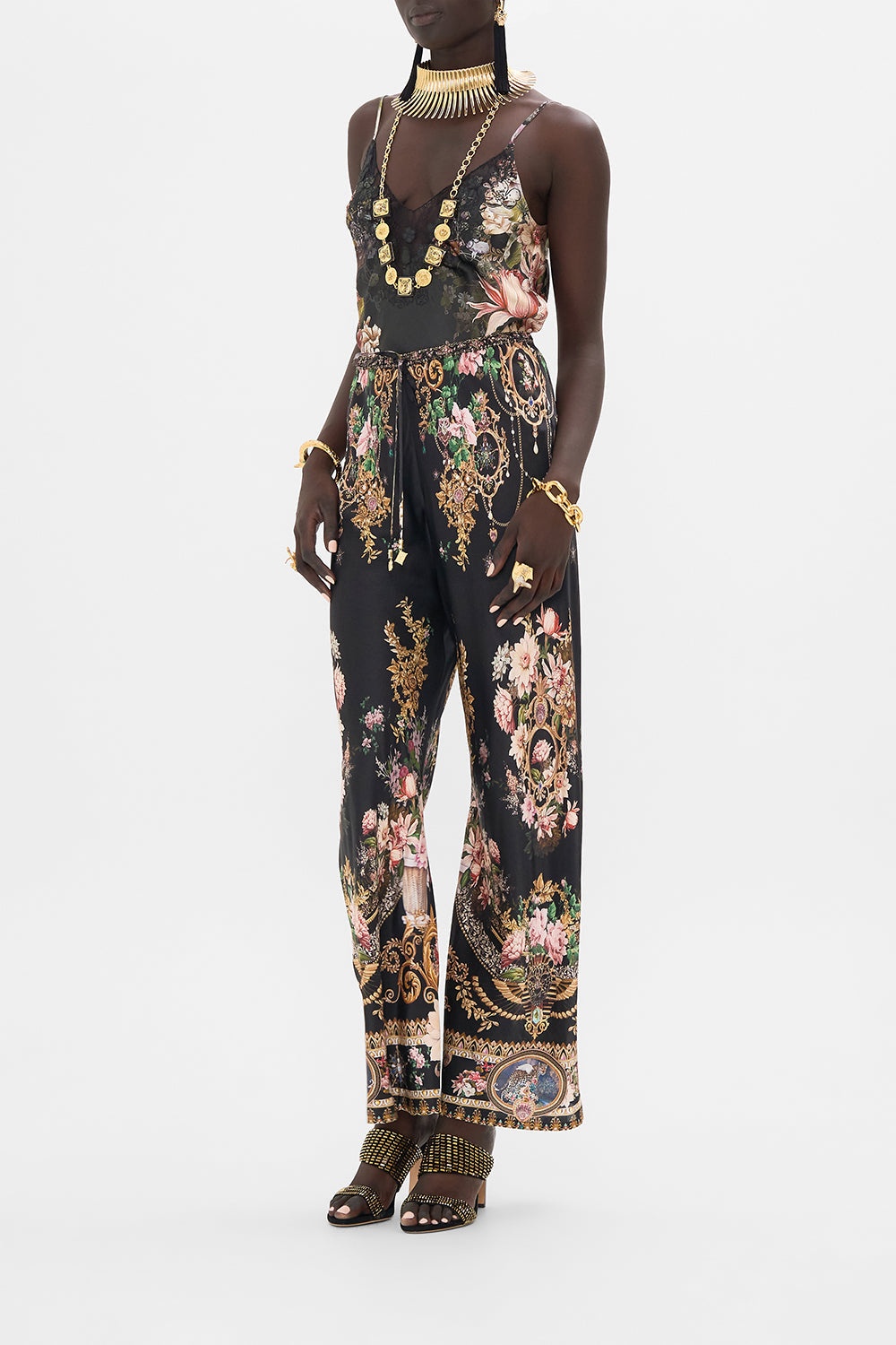 BIAS CUT DRAWSTRING PANT - 4