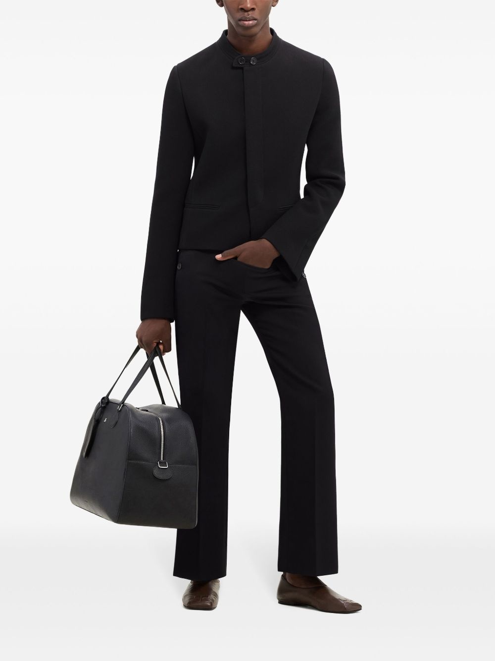 flared wool trousers - 2