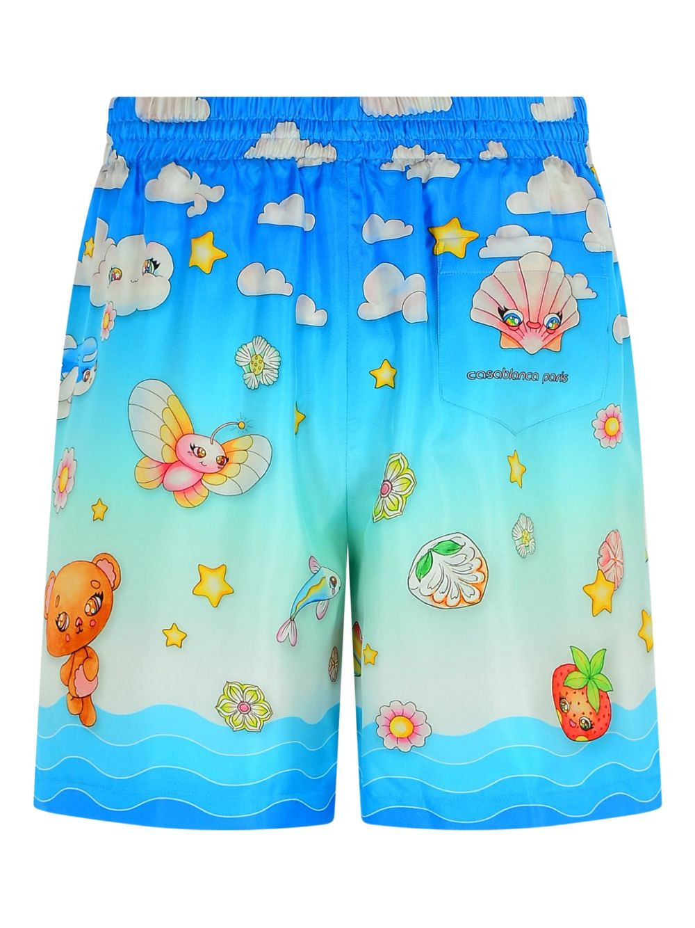 Kawaii silk bermuda shorts - 2