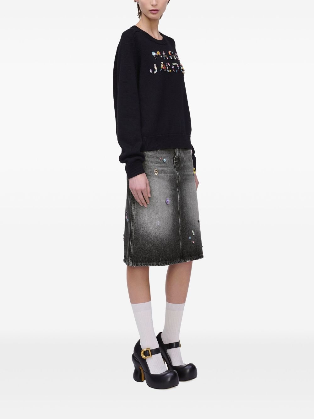 logo-embellished sweatshirt - 2