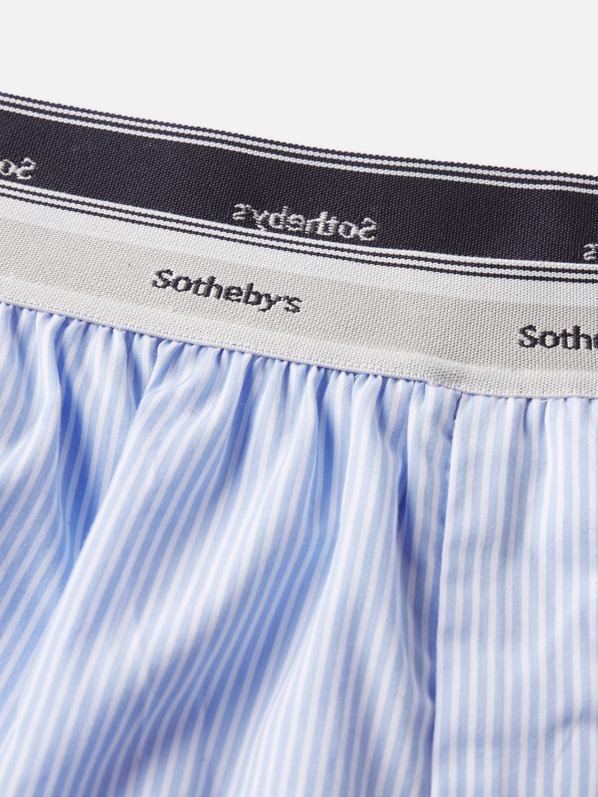 Sotheby’s Unisex Boxer Short in Blue Stripe - 3
