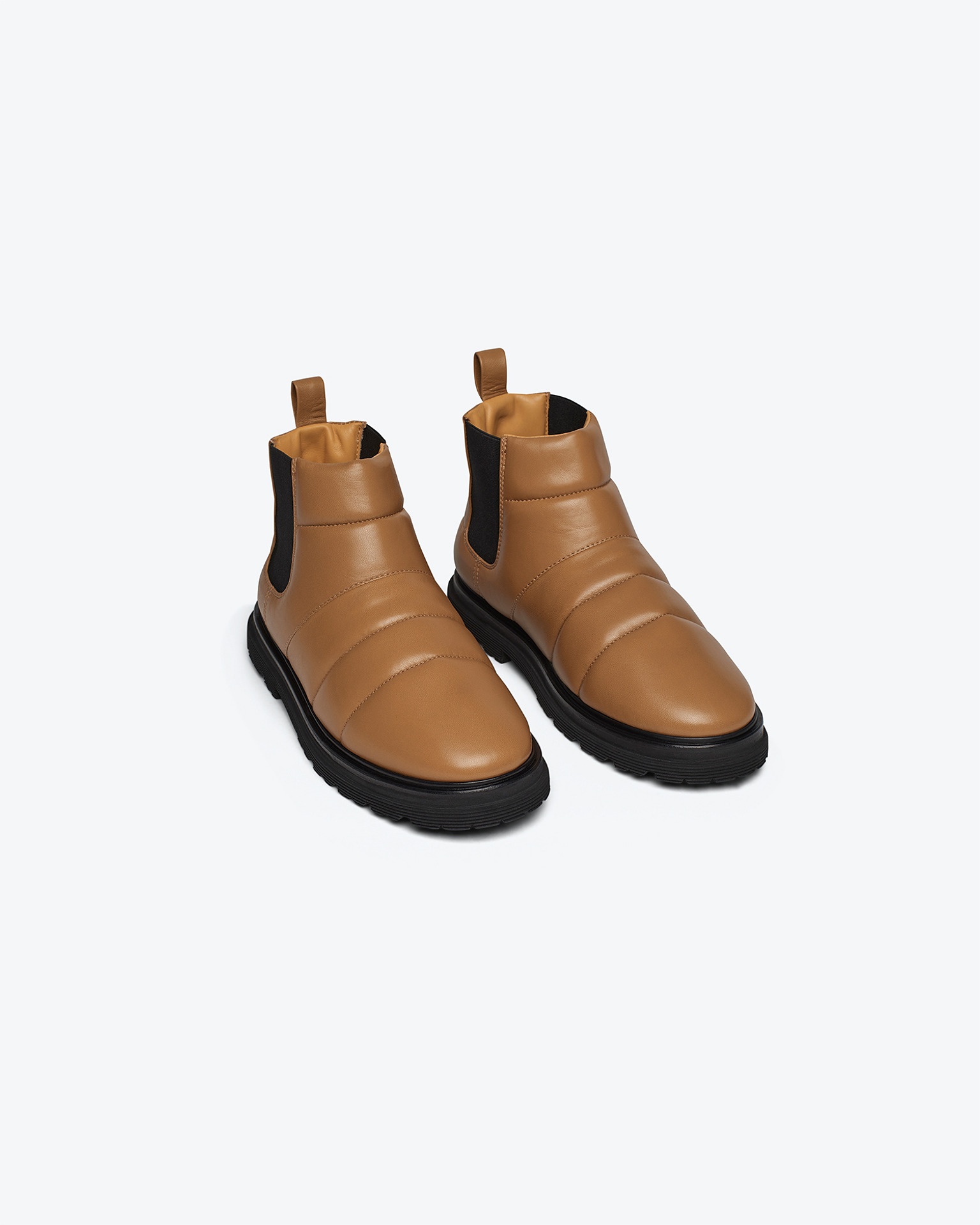 BEDE - Rounded toe boot - Nut brown - 1