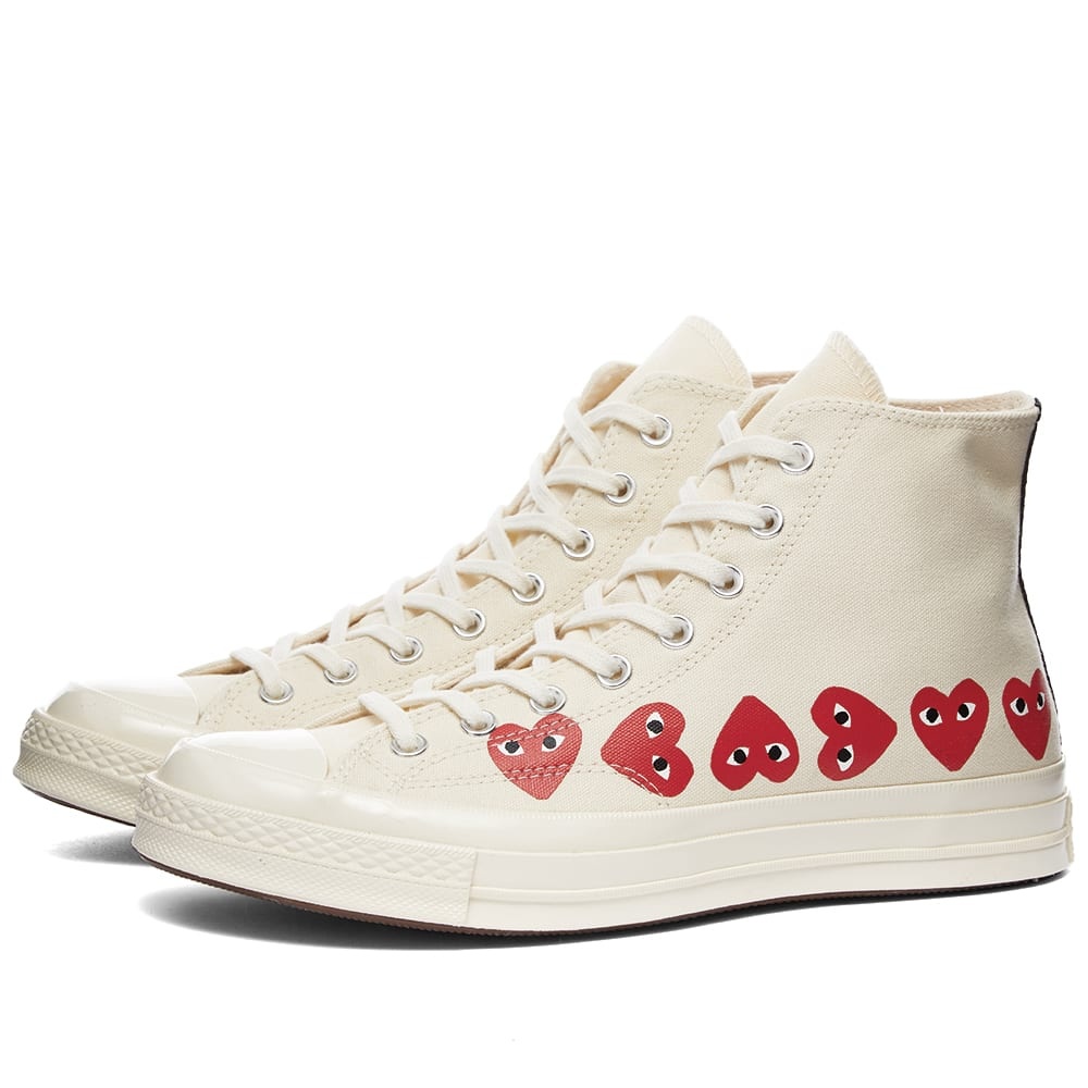 Comme des Garcons Play x Converse Chuck Taylor Multi Heart 1970s Hi - 1