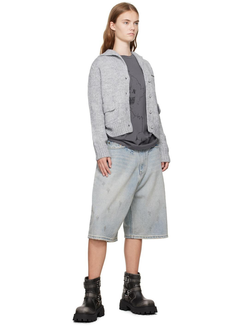 We11done Gray Sailor Cardigan outlook