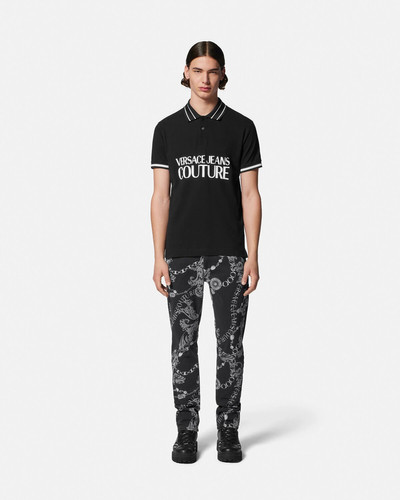 VERSACE JEANS COUTURE Chain Couture Slim-Fit Jeans outlook