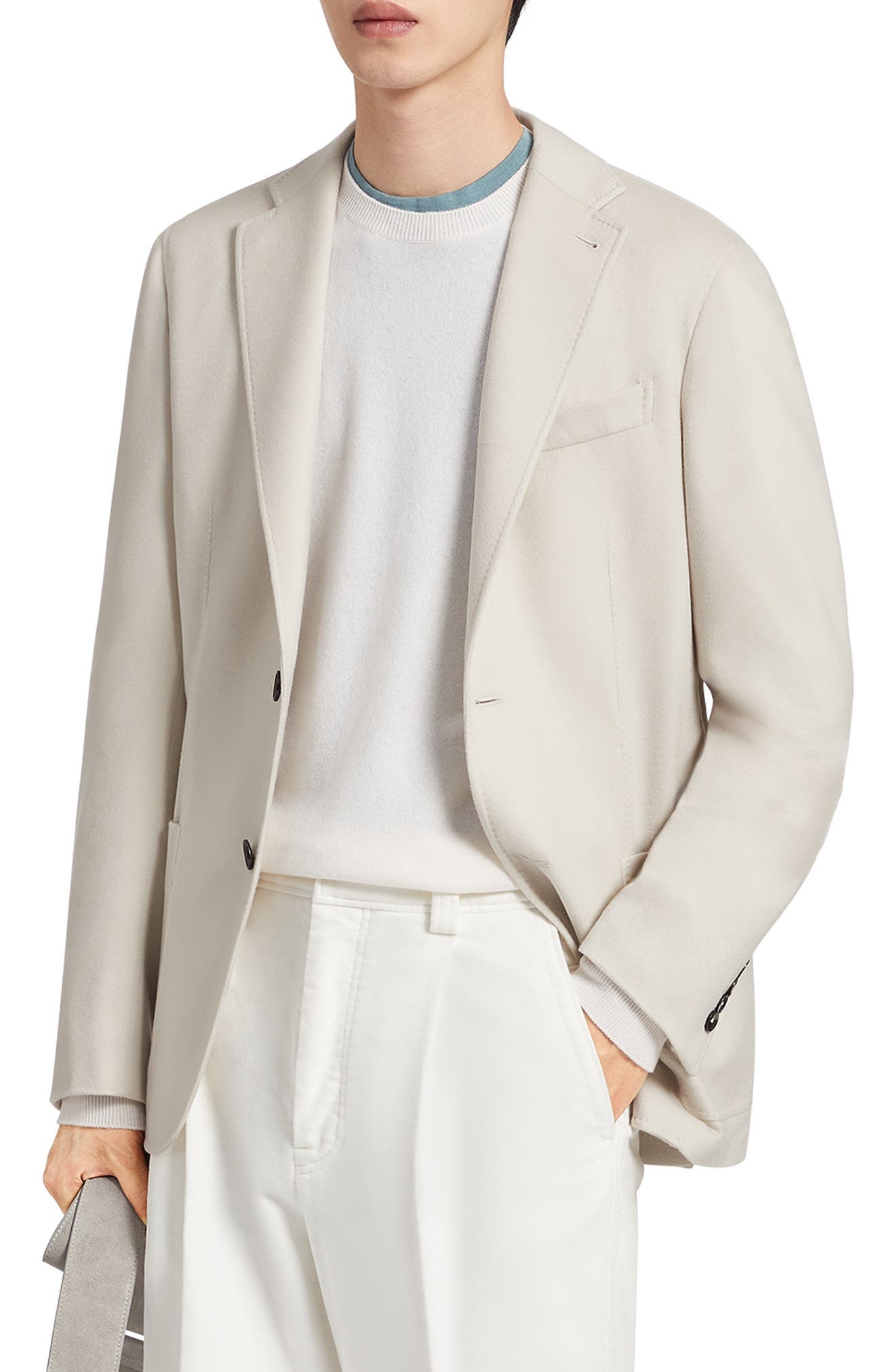 Deconstructed Oasi Cashmere Sport Coat - 1