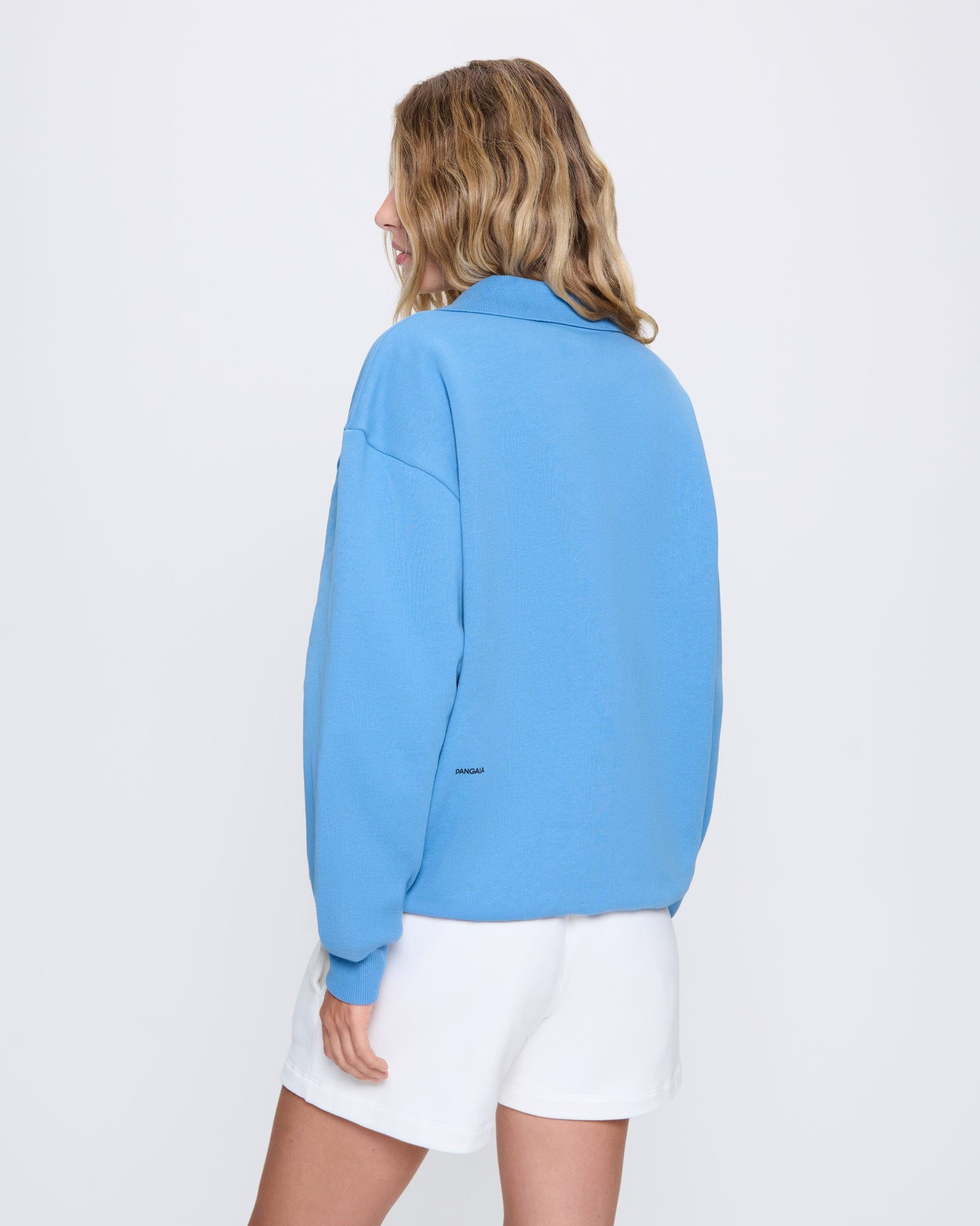Womens DNA Heavyweight Polo Sweatshirt - Summit Blue - 4