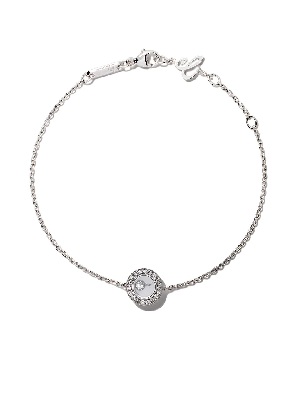 18kt white gold Happy Diamonds Icons bracelet - 1