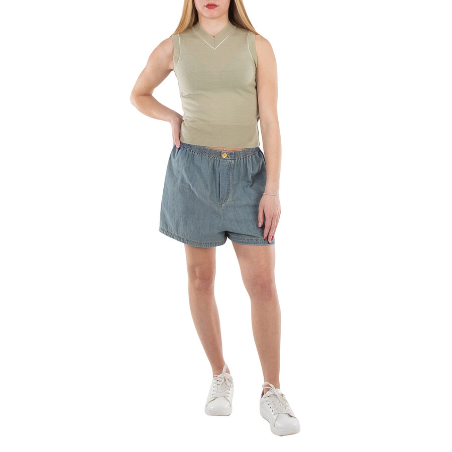 MM6 Piped-Trim Wool-Blend Vest - 3