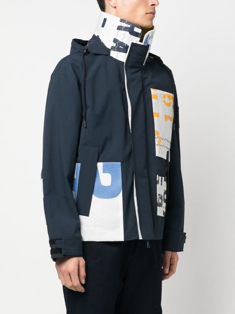 Sail the City Save the Sea patchwork jacket - 3