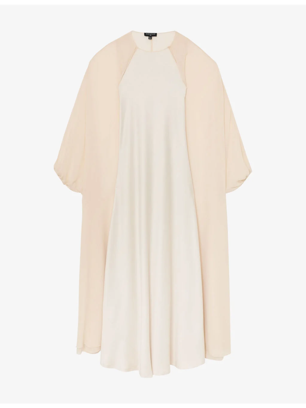 Flora Cape-Detail Woven Maxi Dress - 1