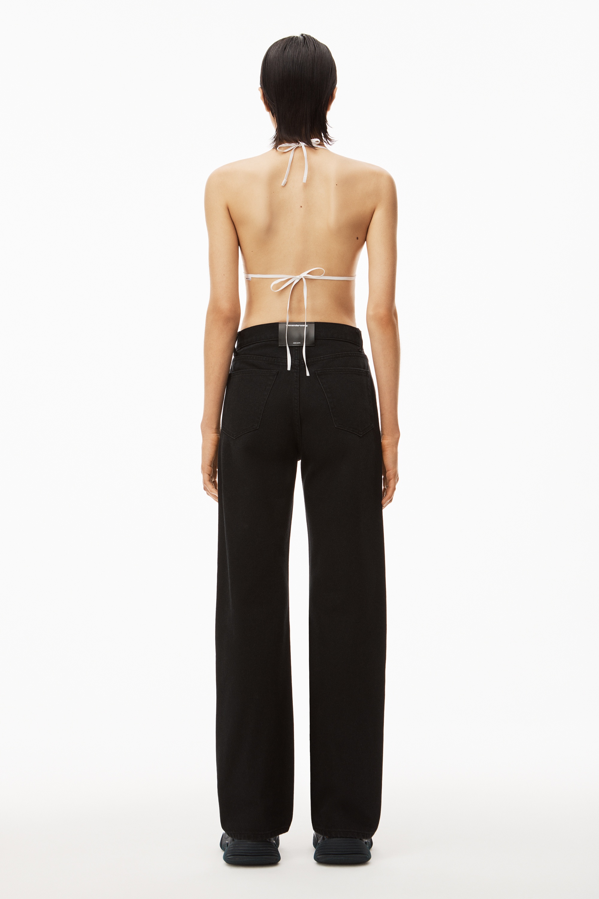 PUFF LOGO EZ - STRAIGHT LEG JEAN IN DENIM - 4