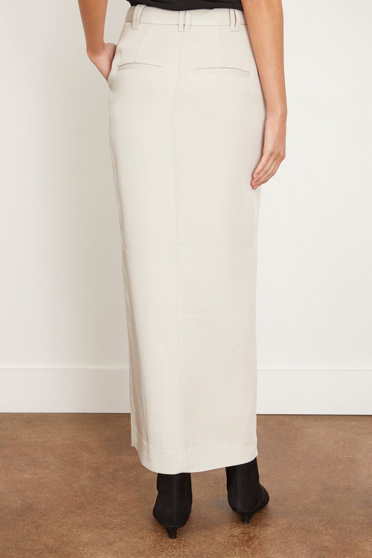 Larley Skirt in Oyster - 4