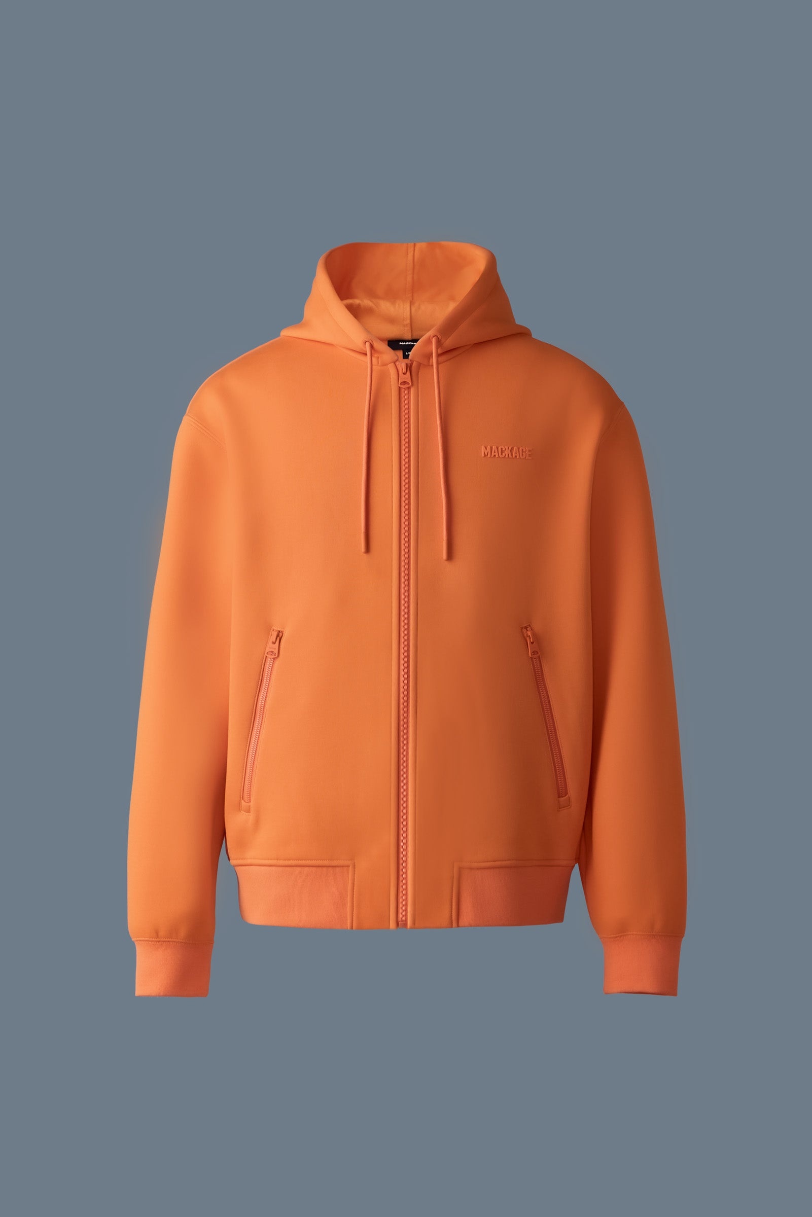 MACKAGE KRYSTOS Double-face Jersey zip-up hoodie | REVERSIBLE