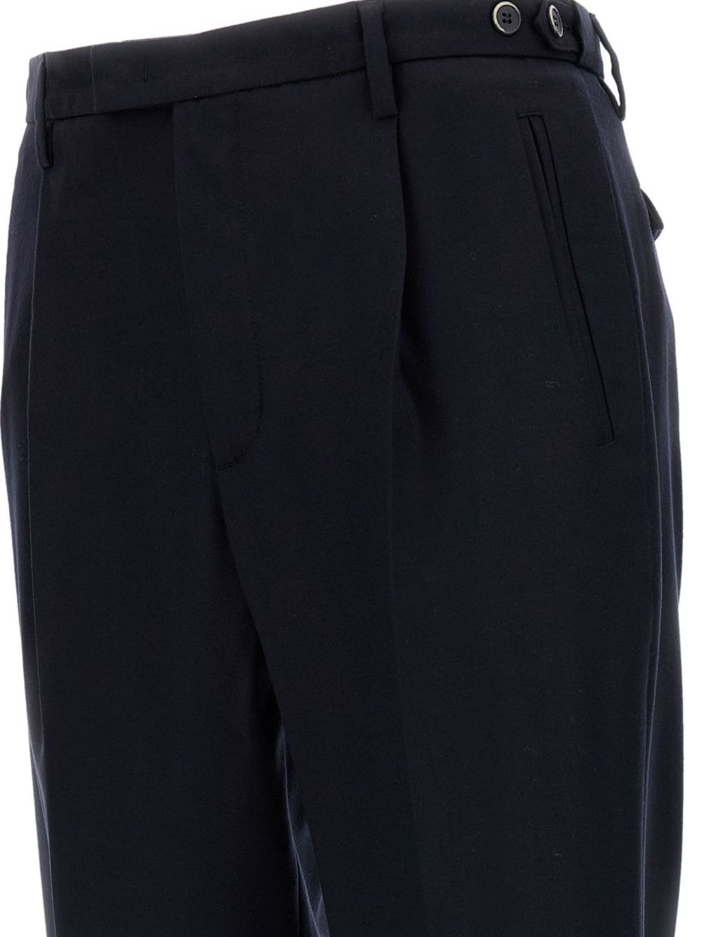 pleated-front trousers - 3