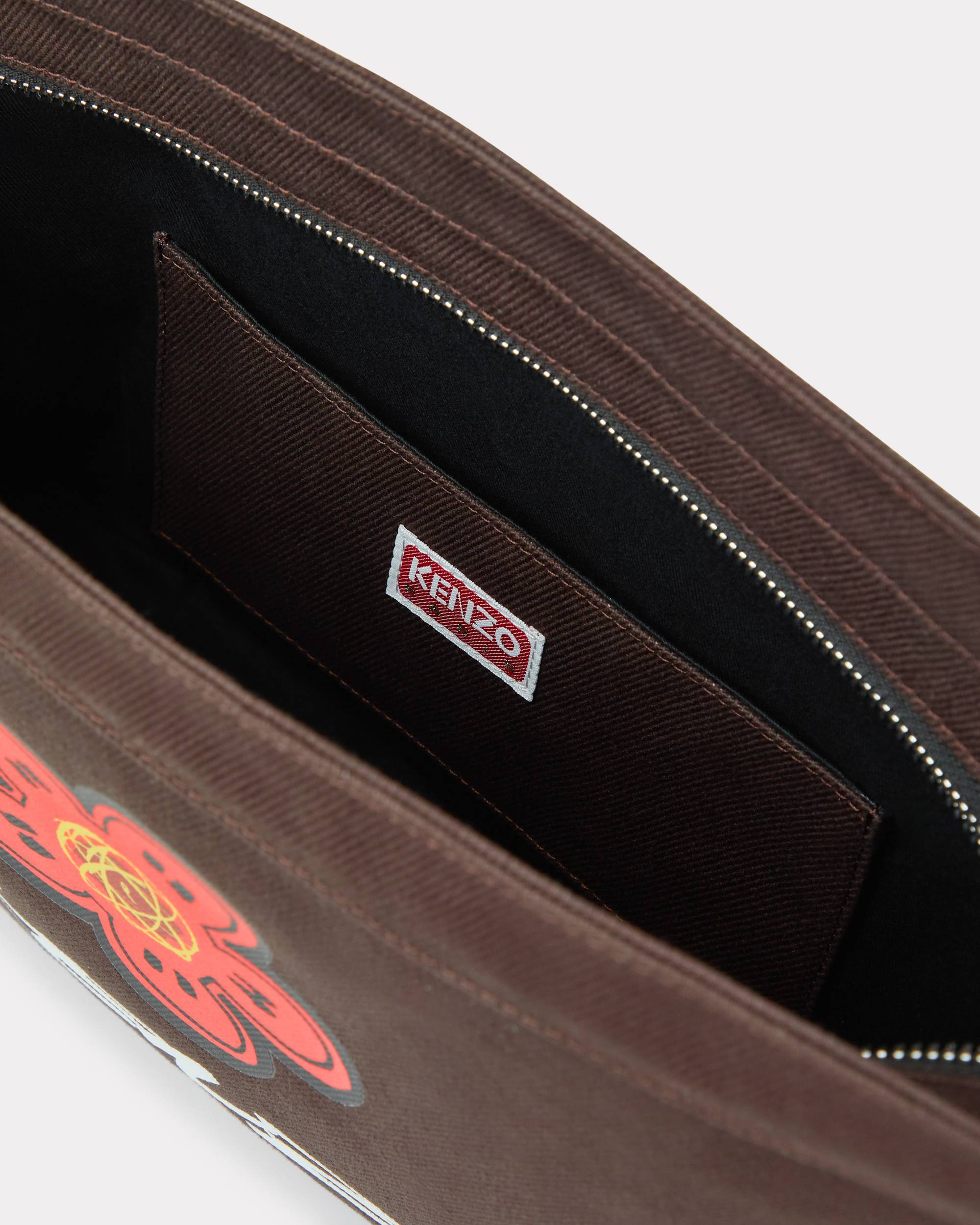 'Kenzo x Futura 2000' large crossbody bag 'Kenzo Utility' in canvas - 4