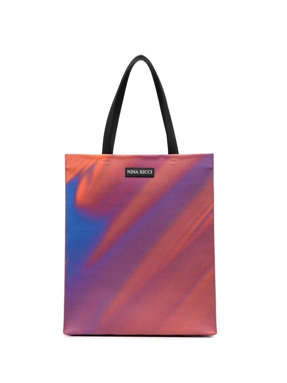 large coated canvas tote bag - 1