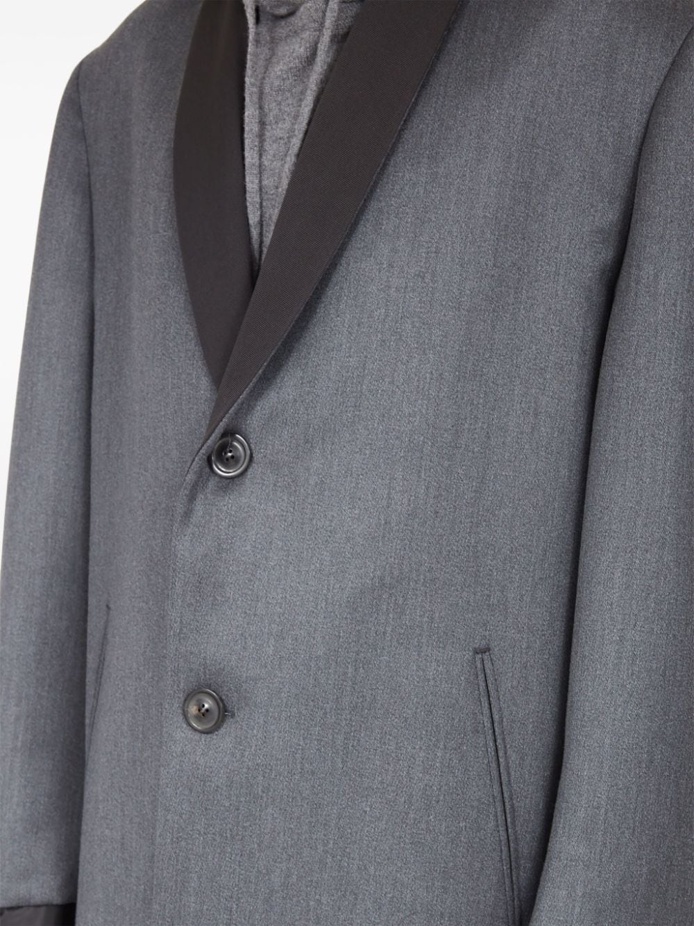 cavalry layered twill coat - 7