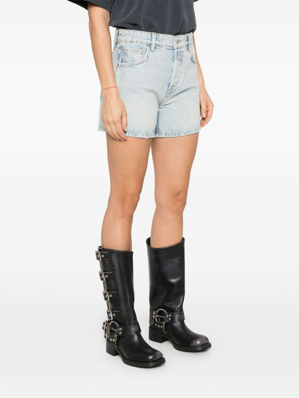 denim shorts - 3
