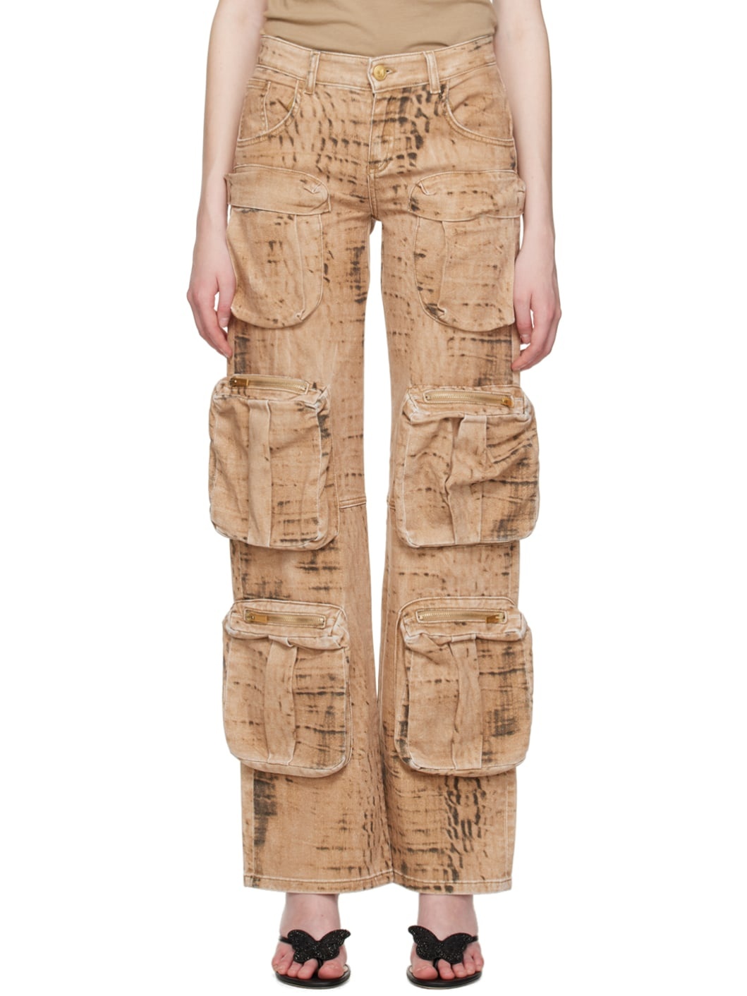 Tan Camouflage Trousers - 1