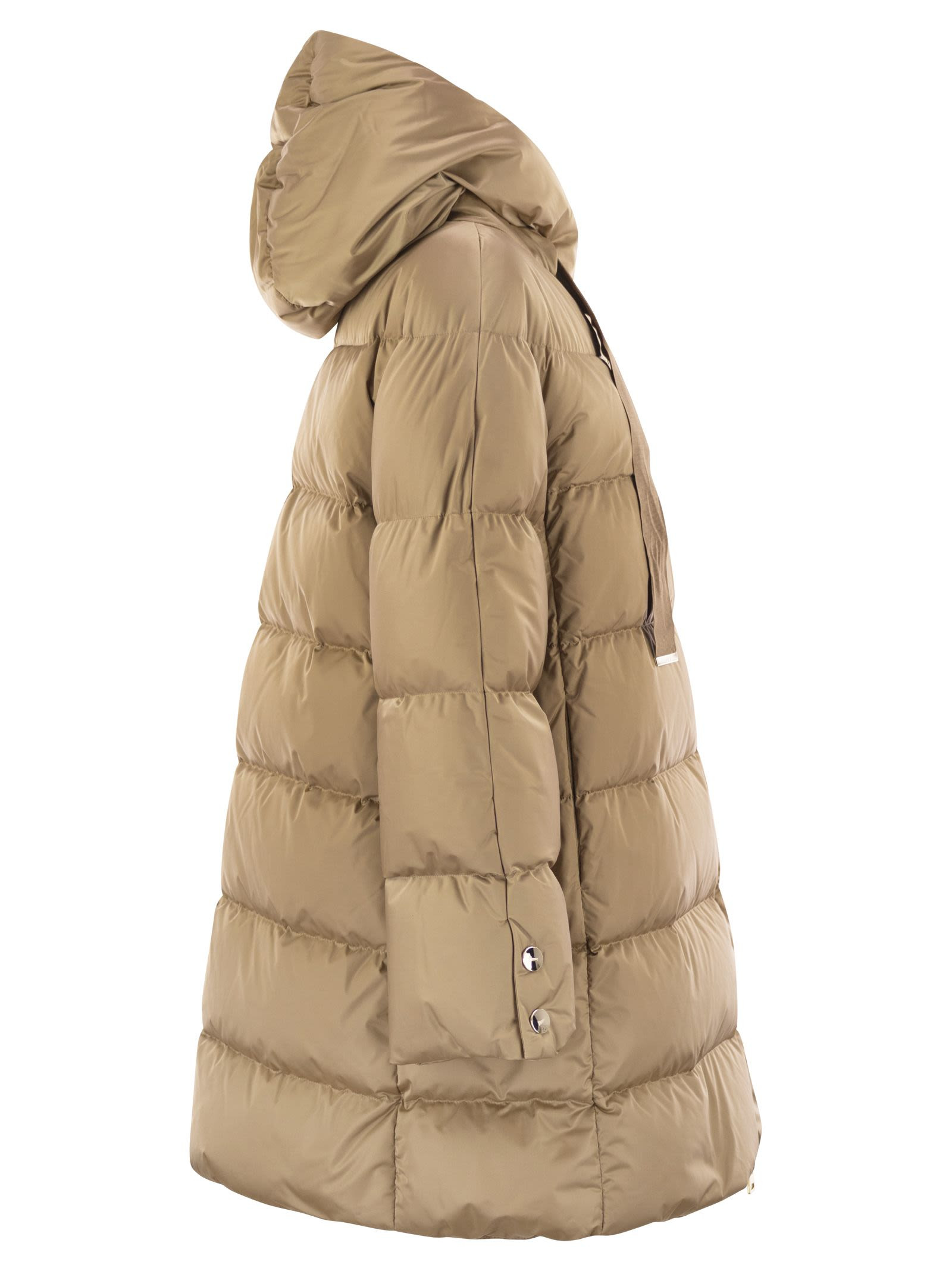 Herno Women A-Shape Down Jacket With Hood - 3