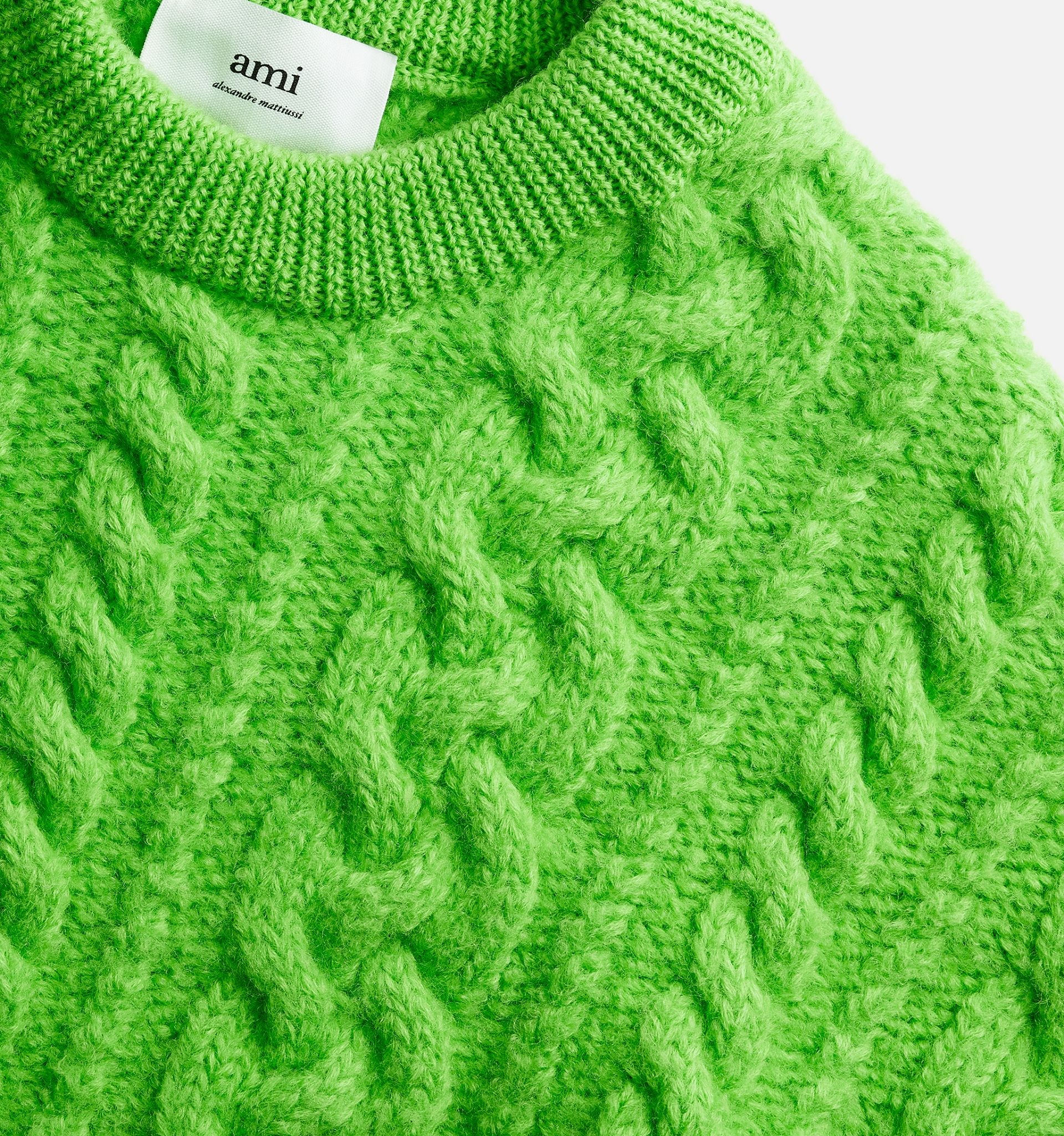 cable-knit virgin wool jumper - 3