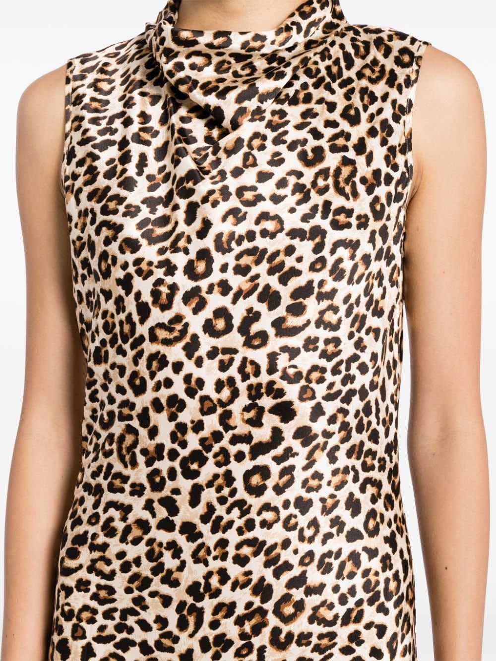 Kura leopard-print maxi dress - 5