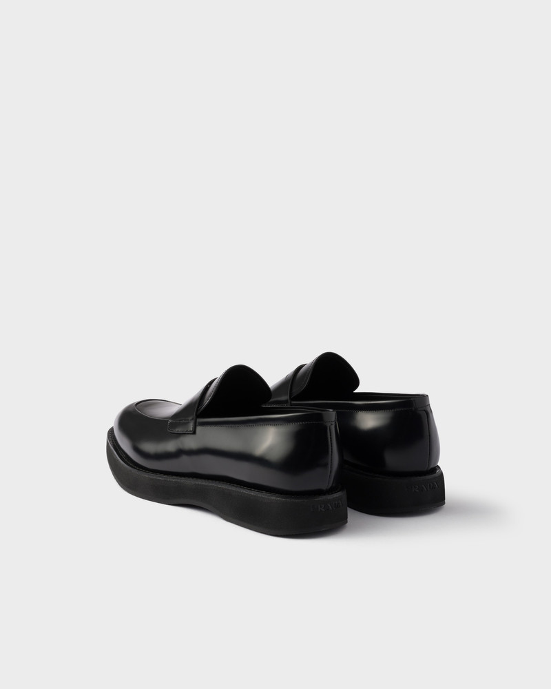 Brushed leather loafers 5