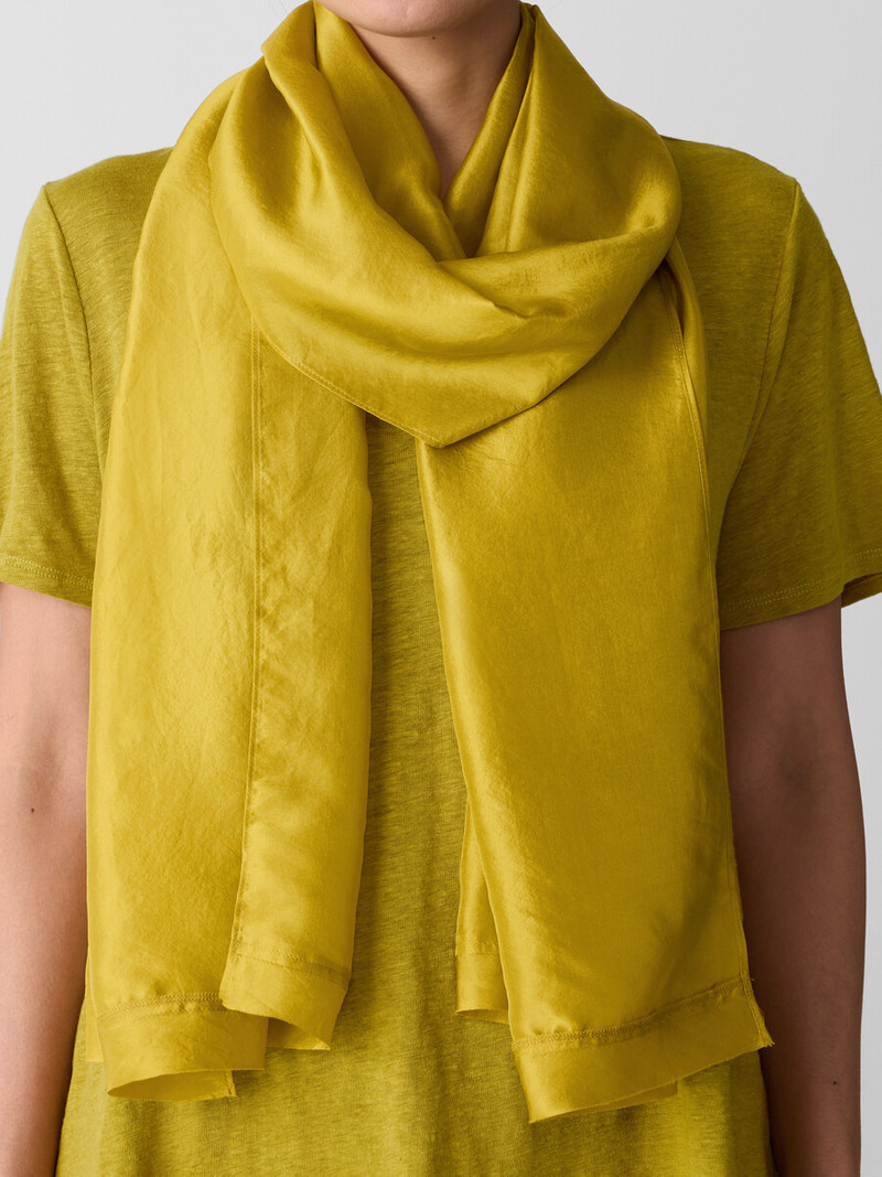 Washed Transitional Silk Scarf 4