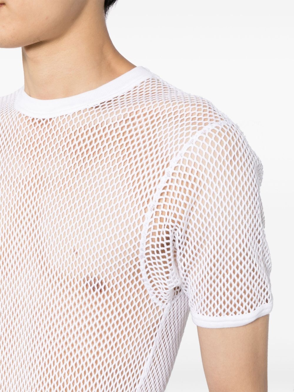 mesh short-sleeve T-shirt - 5