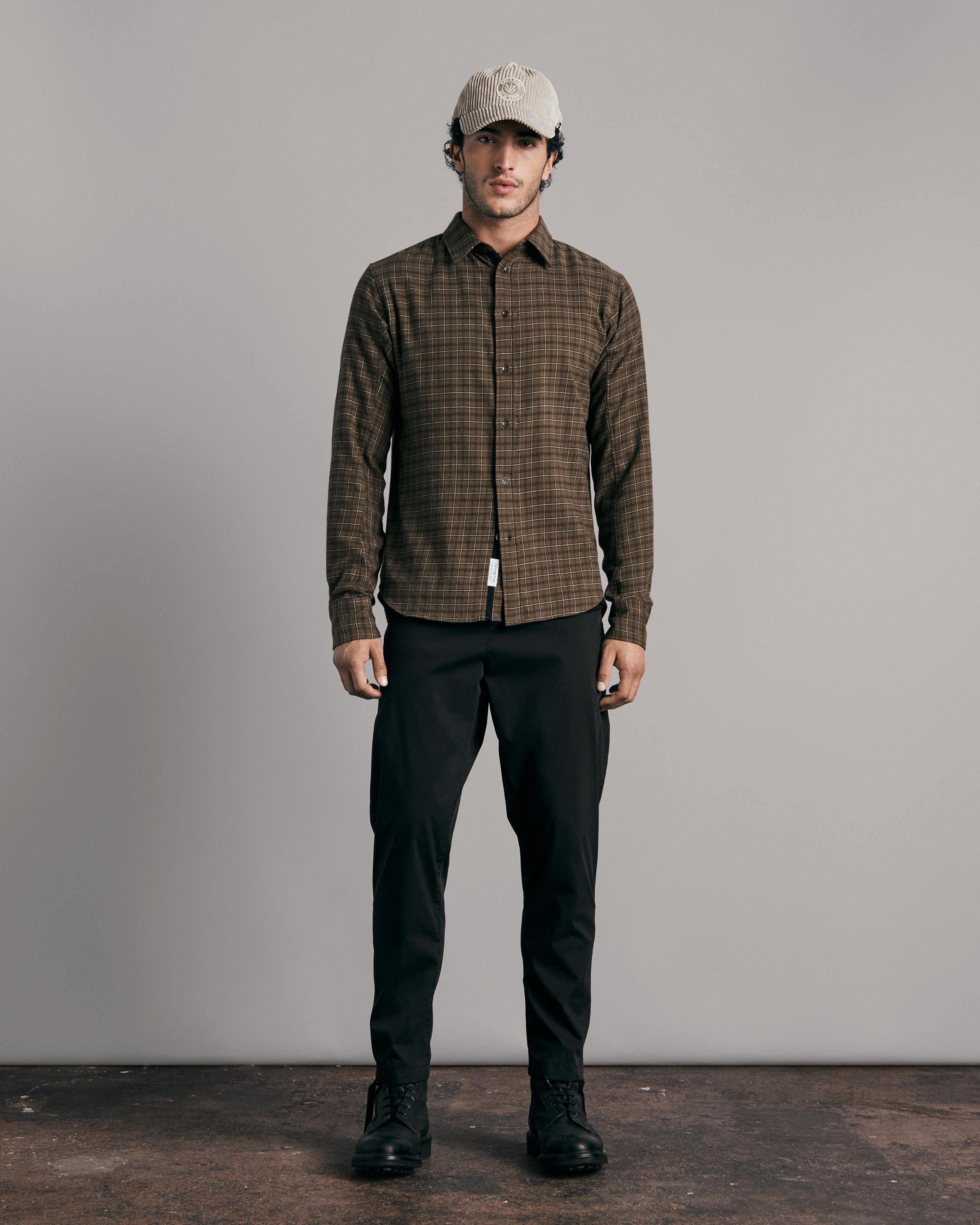 Engineered Plaid Cotton Shirt
Classic Fit Shirt - 3