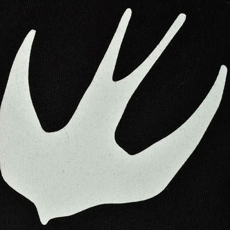 (WMNS) Alexander McQueen Logo Monogram T-Shirt 'Black' 624665-RSI40-1000 - 6